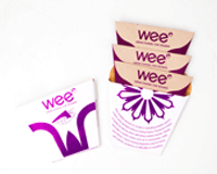 pack of 3 wee with instruction sheet
