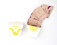 pack of 50 wee with instruction sheet